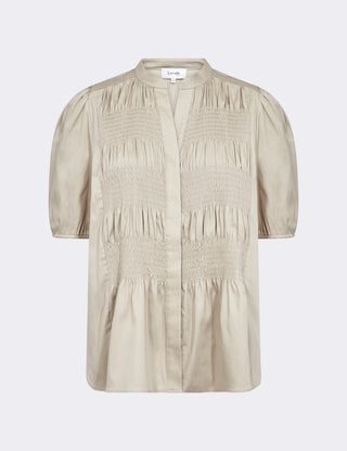 LR-ISLA SOLID 137 Shirt Light sand