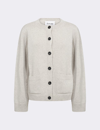 LR-PERLE 9 Cardigan Grey
