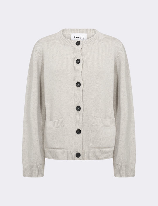 LR-PERLE 9 Cardigan Grey