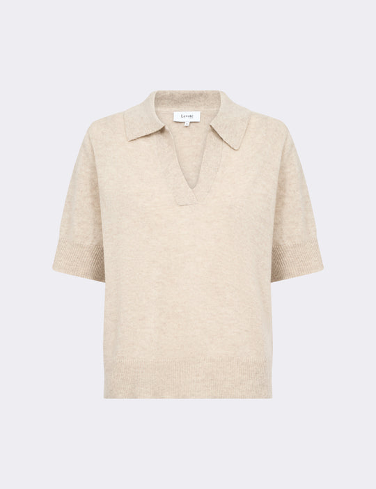 LR-ELOISE 18 Pullover Light sand