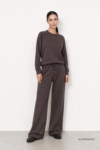 LR-NUKA 11 Sweatshirt Dark brown