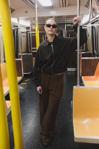 LR-NUKA 30 Jacket Dark brown