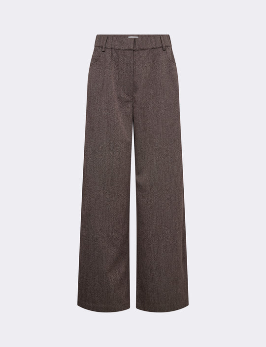 LR-OBASSIE 1 Pants Dark brown