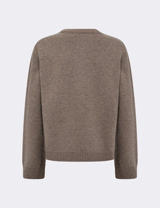 LR-PERLE 9 Cardigan Light brown