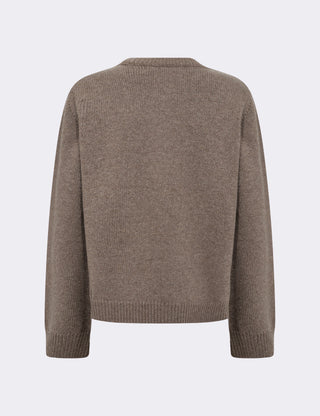 LR-PERLE 9 Cardigan Light brown