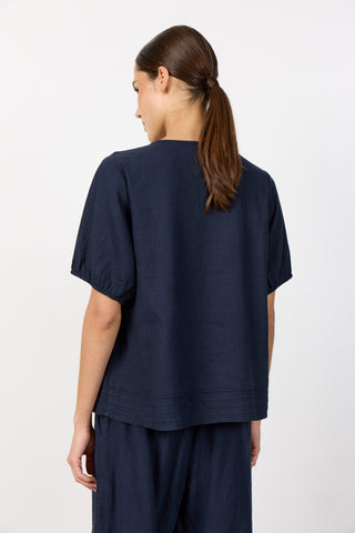 LR-NAJA 54 Blouse Dark blue