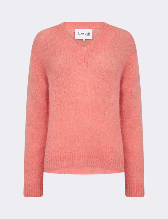 LR-NOREEN 3 Pullover Coral