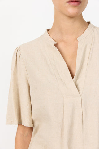 LR-NAJA 32 Blouse Light sand