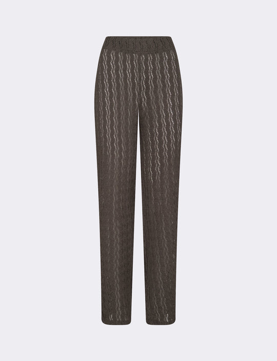LR-LAICA 3 Pants Dark brown