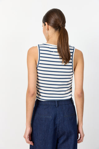 LR-NEDDIE 5 Top Dark blue