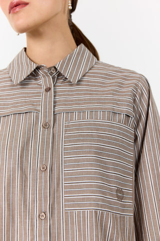 LR-NORAH 1 Shirt Light brown