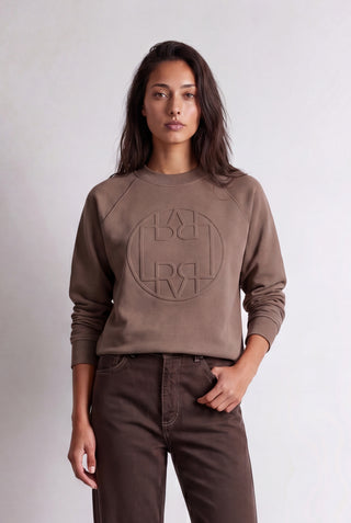 LR-NUKA 11 Sweatshirt Dark brown