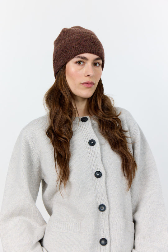 LR-MALTHE 1 Hat Dark brown