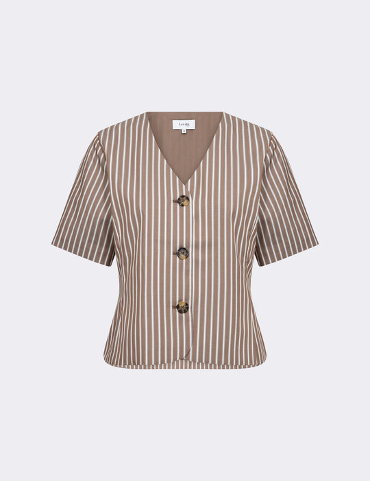LR-RUCILLE 2 Blouse Brown