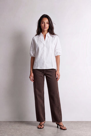 LR-ISLA SOLID 144 Shirt White