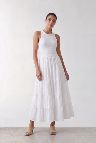 LR-ROSY 1 Skirt White