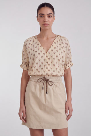 LR-RINNI 2 Blouse Light sand