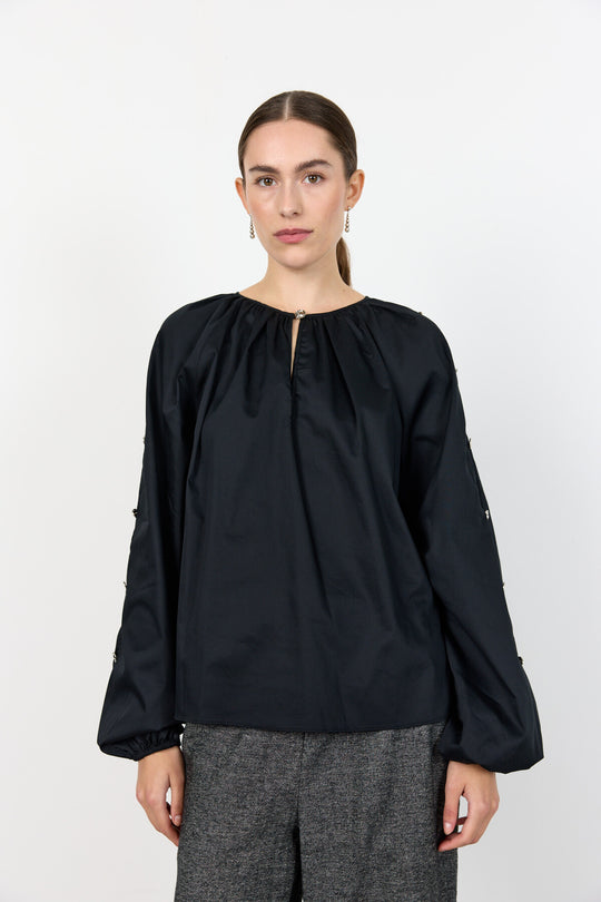 LR-ISLA SOLID 131 Blouse Black