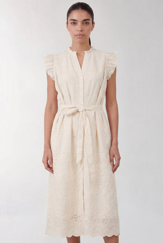 LR-ROSALINA 3 Dress Off white