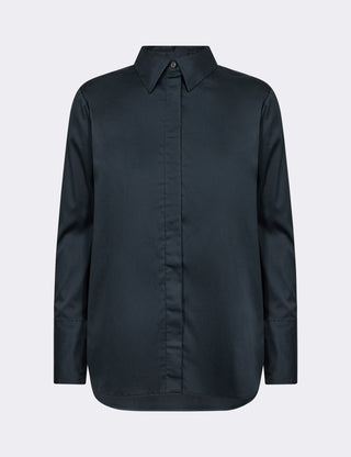 LR-ISLA SOLID 7 Shirt Dark blue