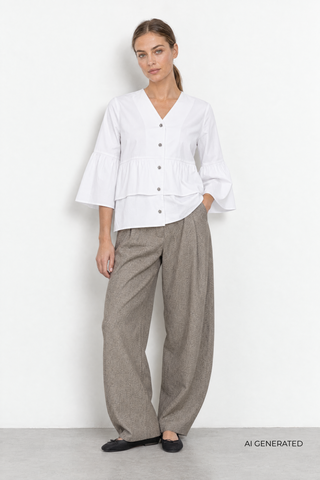 LR-ISLA SOLID 148 Blouse White