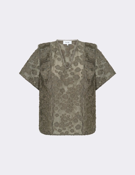 LR-LANE 2 Blouse Brown