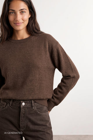 LR-ISMAILA 24 Pullover Brown