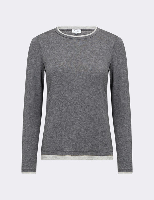 LR-JOSEPHINE 5 T-shirt Dark grey