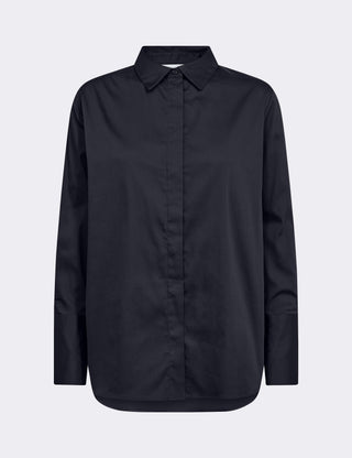 LR-ISLA SOLID 7 Shirt Dark blue