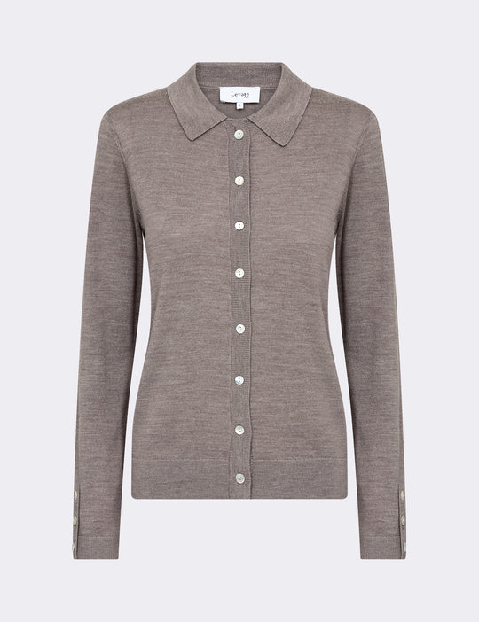 LR-ISMAILA 6 Pullover Light brown