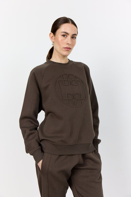 LR-NUKA 11 Sweatshirt Dark brown