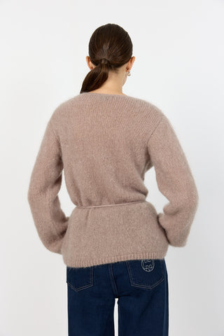 LR-NOREEN 7 Cardigan Light brown
