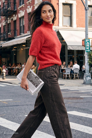 LR-NOREEN 6 Pullover Red