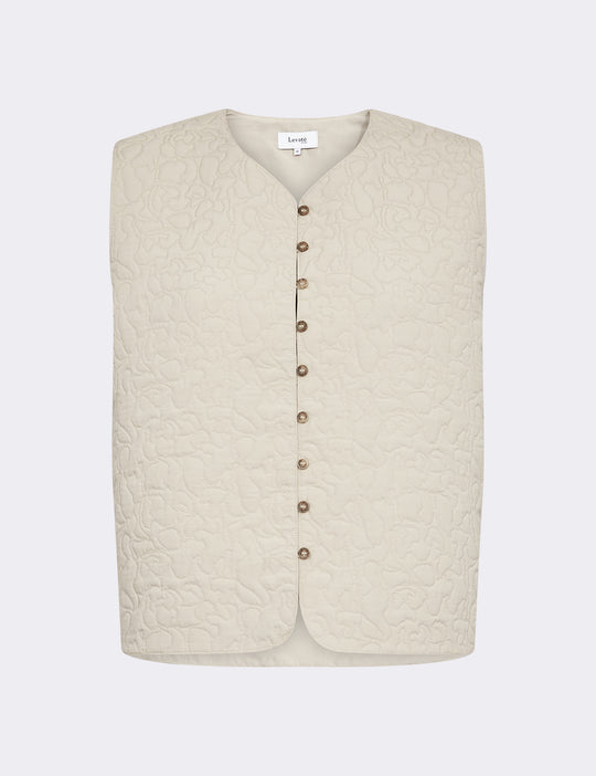 LR-PIPPA 2 Waistcoat Light sand