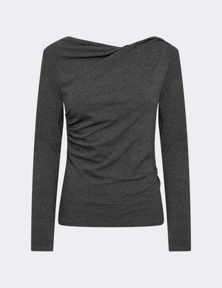 LR-UNICO 1 Blouse Dark grey
