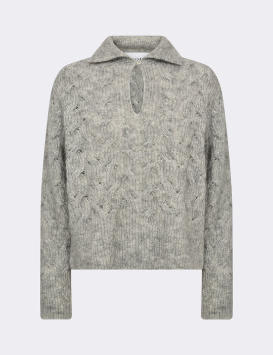 LR-NIVA 1 Pullover Light grey