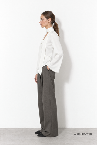 LR-UME 3 Blouse Off white