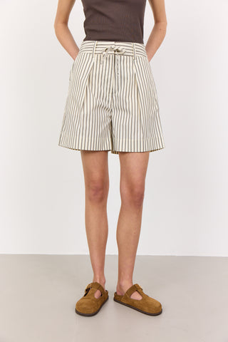 LR-LUCILLA 2 Shorts Dark brown
