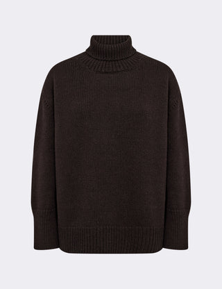 LR-PERLE 3 Pullover Dark brown
