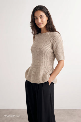LR-TRULY 1 Pullover Sand