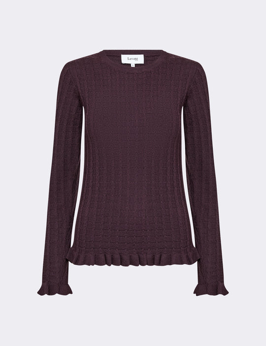 LR-ISMAILA 13 Pullover Bordeaux
