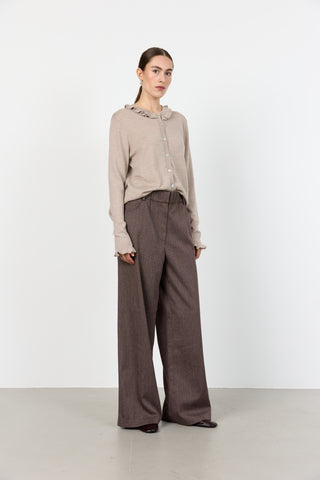 LR-ISMAILA 14 Cardigan Light brown