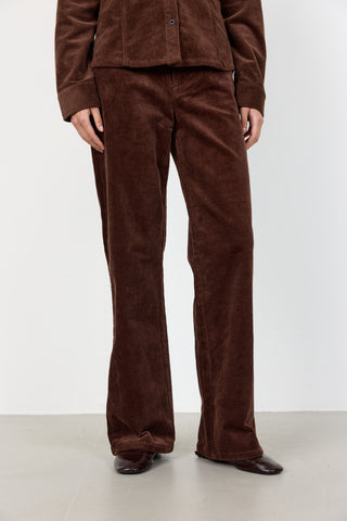 LR-ORLANDO 3 Pants Dark brown