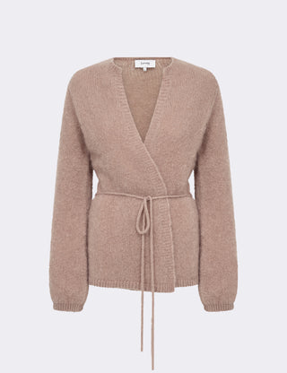 LR-NOREEN 7 Cardigan Light brown