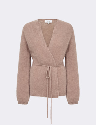 LR-NOREEN 7 Cardigan Light brown