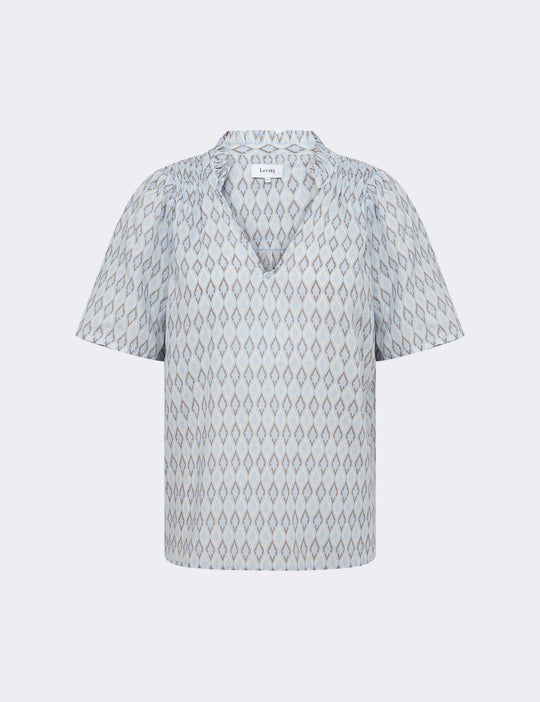 LR-RITTO 1 Blouse Light blue