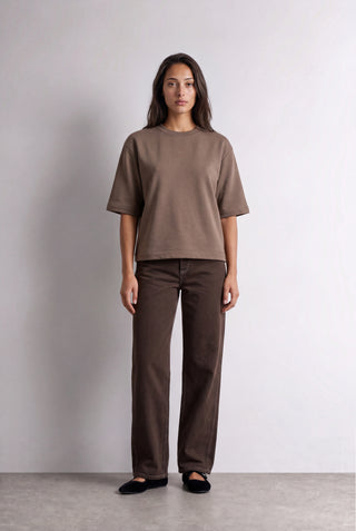 LR-NUKA 28 T-shirt Dark brown