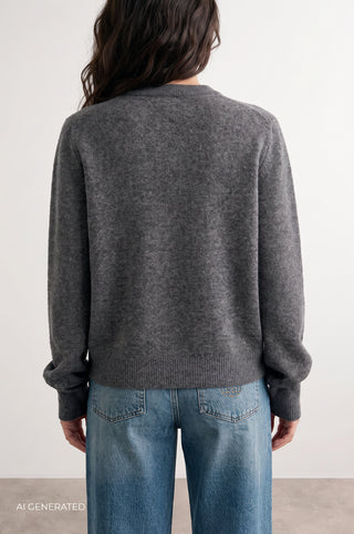 LR-ELOISE 2 Pullover Dark grey