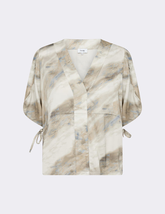 LR-LUISA 1 Blouse Light sand