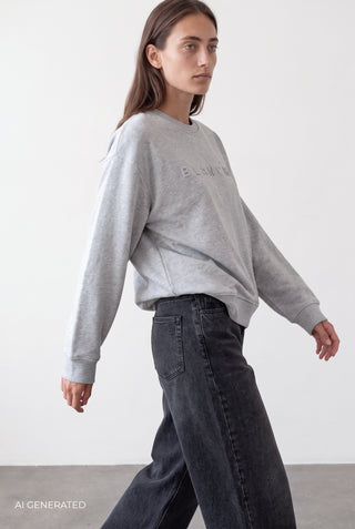 BL-ALESSIA ART 1 Sweatshirt Light grey